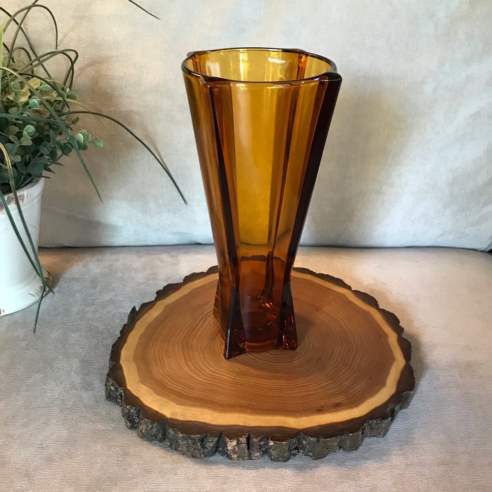 Art Deco  1961 Anchor Hocking atomic/rocket vase